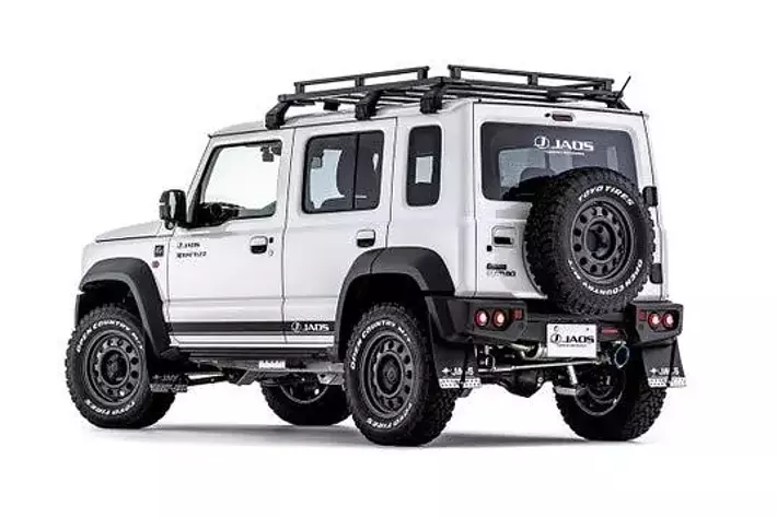 車検R8/4月　JB64ジムニー顔のようなL700Sミラジーノ雪ドリ　ミサイル リヤパーキングセンサー付き車に対応した ジムニー ノマド JC74系用