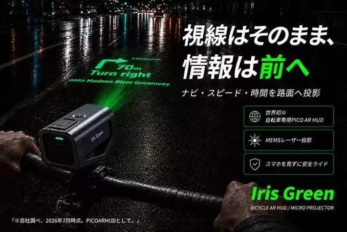 本日11時販売開始】ナビ・速度・時間を前方に投影する自転車専用PICO 本日11時販売開始】ナビ・速度・時間を前方に投影する自転車専用PICO