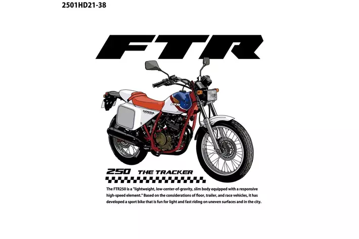 「Honda FTR」Tシャツが楽天市場に登場！
