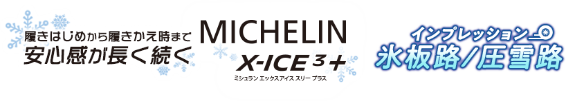 履きはじめから履きかえ時まで安心感が長く続く　MICHELIN X=ICE3+ インプレッション 氷板路/圧雪路