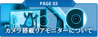 カメラ搭載リアモニターについて