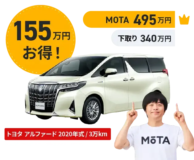 MOTA車買取 あなたの愛車を”最高額”で売ろう！
