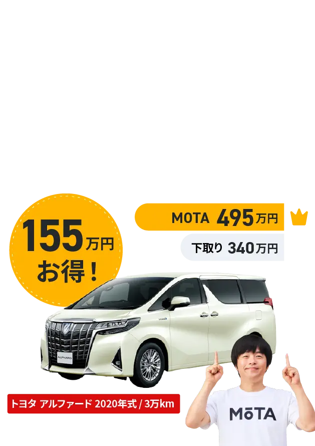 MOTA車買取 あなたの愛車を”最高額”で売ろう！