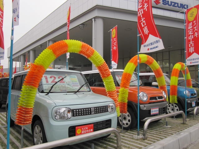 スズキメーカー直営店！！