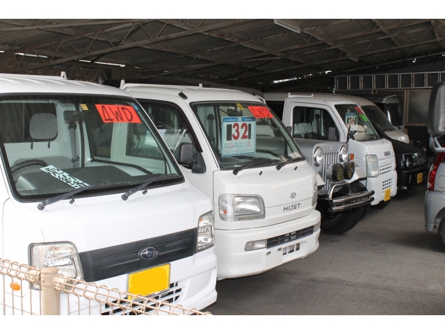 軽トラックの車種も充実しています。