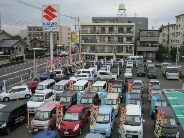 常時在庫約５０台★グループ在庫約500台☆スズキ車のことなら当店にお任せ下さい！ない在庫も、お探しさせていただきます！！お気軽に、ご来店・お問い合わせ下さい！