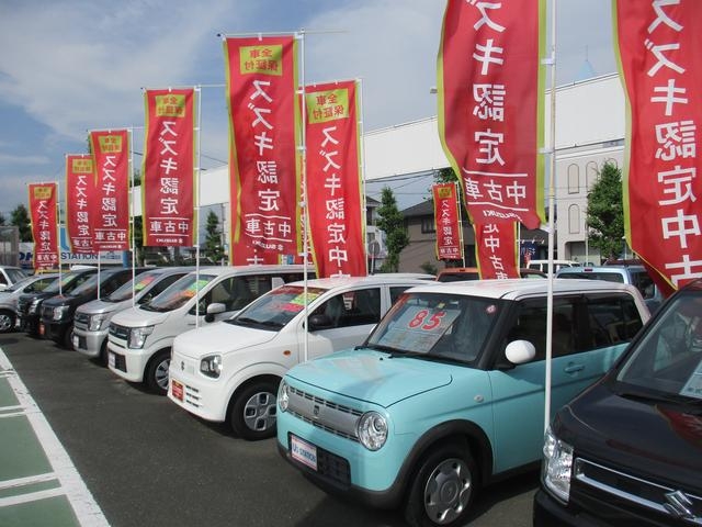 安心のスズキ認定中古車多数取り揃えております。軽自動車から小型車まで豊富なラインアップ！