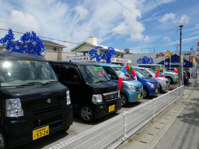 スズキ自販沖縄アリーナコザ店です。スズキディーラーならではの安心のサービスをご提供させて頂きます。