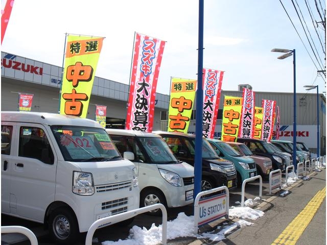 新型中古車など、新しい車両をお買い得にご提供致します！スズキ車をお探しの際は是非当店へ！