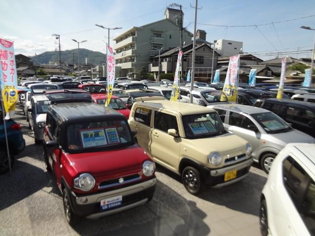 スズキの正規ディーラーです！新車・中古車販売、車検整備何でもお任せ下さい！数多くのお車を取り揃えておりますのでごゆっくりご覧頂ければと思います。